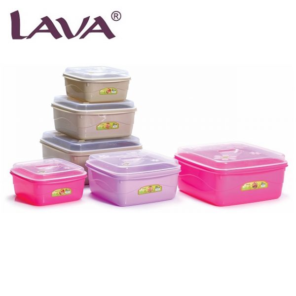 LAVA Lunch Box(3 Comp) - 1.1 ltr - Xtrasim Marketing Sdn Bhd