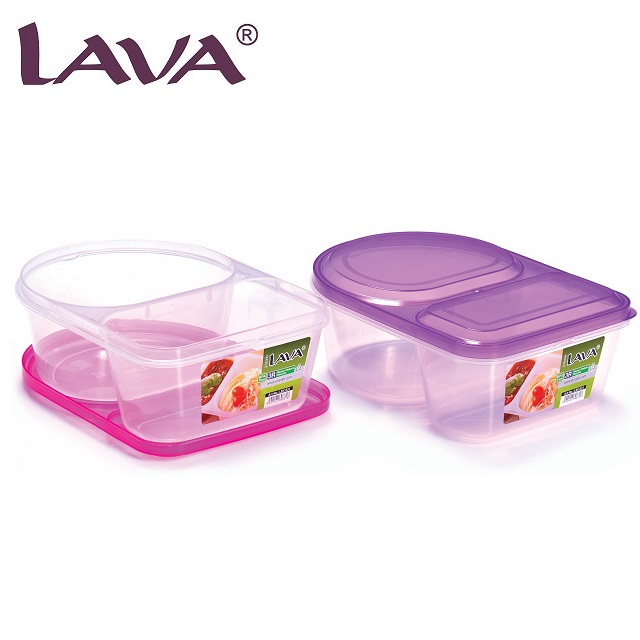 LAVA Lunch Box(2 Comp) -970 ml - Xtrasim Marketing Sdn Bhd